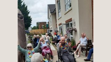 Pride celebrations at Peterlee care home